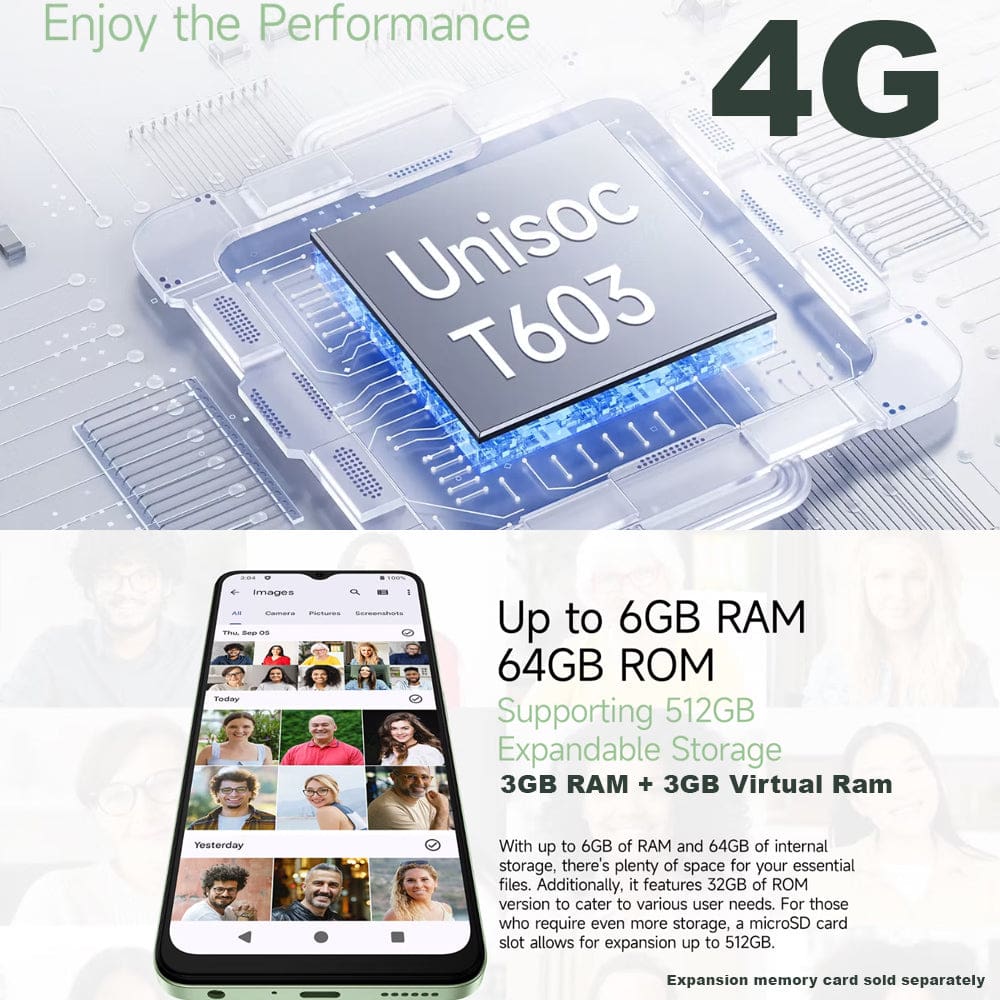 Ulefone Note 19 4G Phone, 3GB RAM (+3GB virtual RAM)+64GB Storage, 6.56" Display, 5000mAh Battery - Image 6