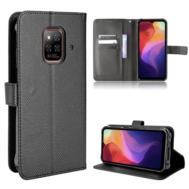 Ulefone Power Armor 14 / 14 Pro - Diamond Flip Front Phone Cover/Wallet with Card Slots