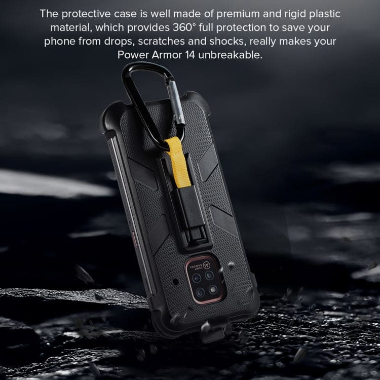 Ulefone Armor 14 / 14 Pro Rugged Cover + Quick Clip/Carabiner - Image 3