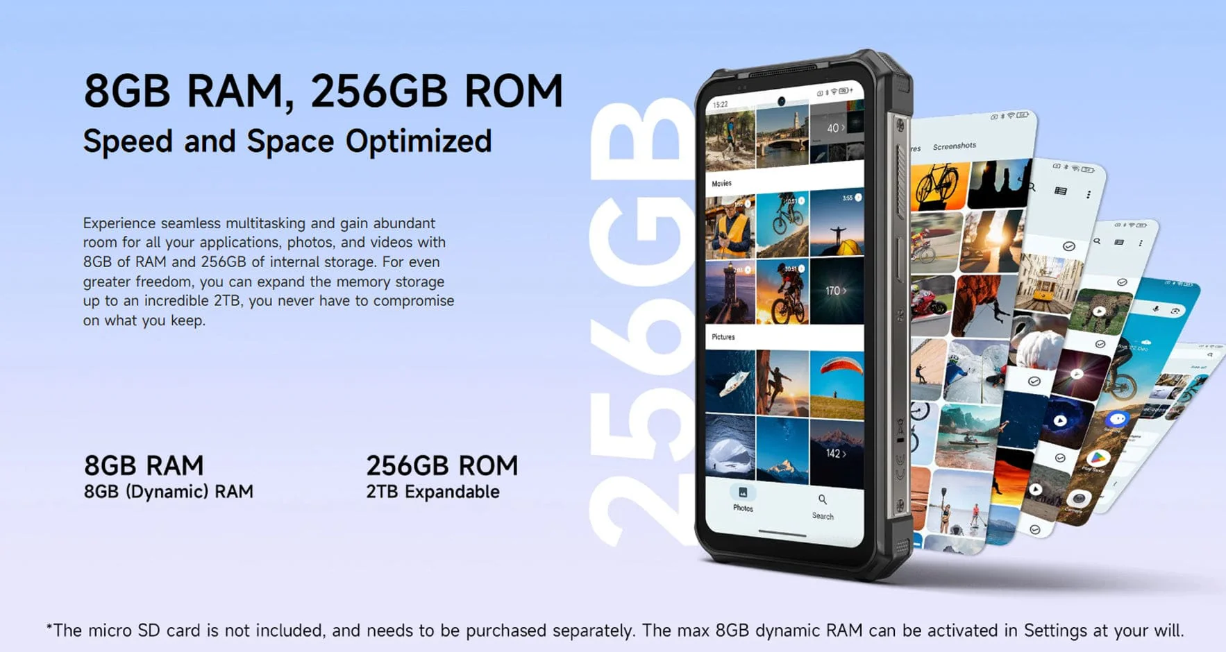 Ulefone RugKing 5 Pro Rugged 4G Phone | 20000mAh Battery | 976-Lumen Light - Image 11