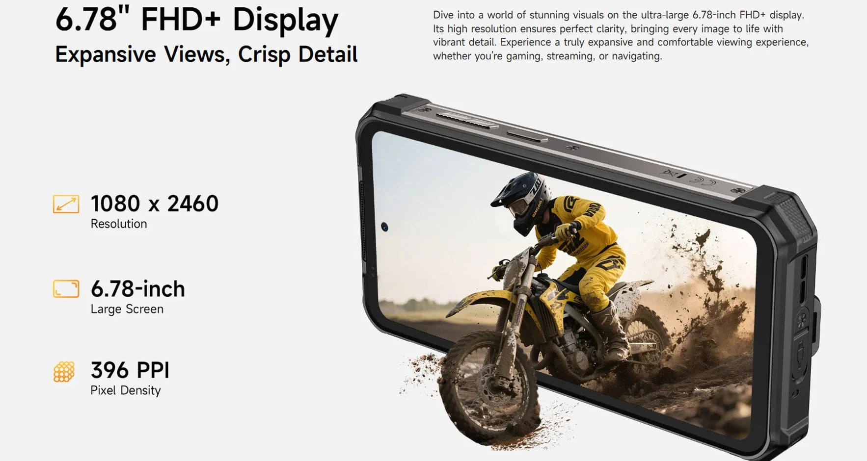 Ulefone RugKing 5 Pro Rugged 4G Phone | 20000mAh Battery | 976-Lumen Light - Image 12