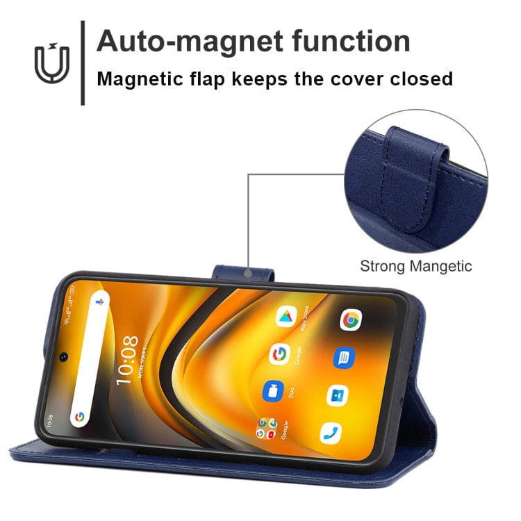 Umidigi A13 Pro 5G Deluxe Flip Cover Case, Credit Card Slots, Magnetic Closing - Image 4