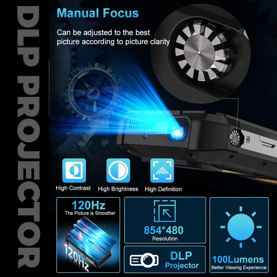 Unihertz 8849 Tank 3S 5G Rugged, DLP Projector, 16GB RAM+512GB, 15600mAh, Dimensity 8200 - Image 4