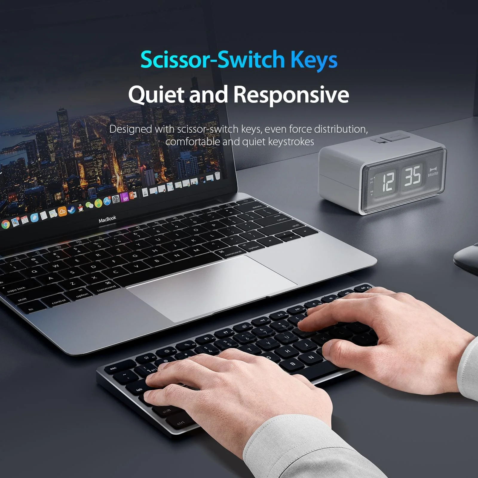 Universal Dux Ducis LK Mini Wireless Keyboard | Rechargeable - Image 7