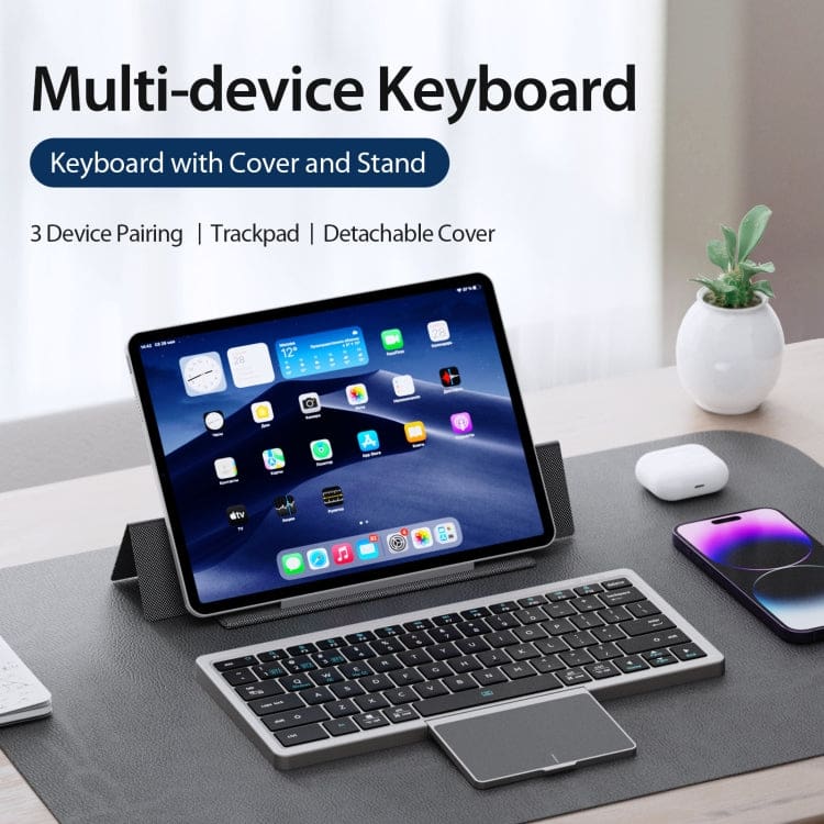 Universal Dux Ducis OK Series Magnetic Wireless Tablet Keyboard with Touchpad - Image 3
