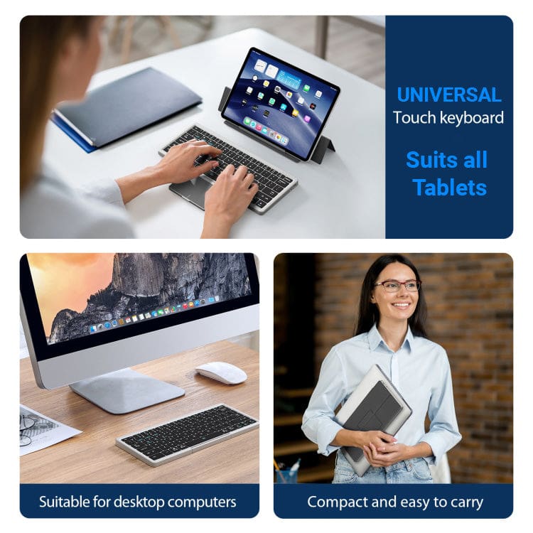 Universal Dux Ducis OK Series Magnetic Wireless Tablet Keyboard with Touchpad - Image 6
