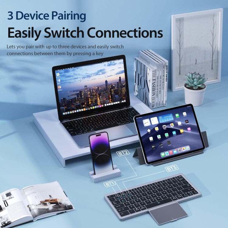 Universal Dux Ducis OK Series Magnetic Wireless Tablet Keyboard with Touchpad - Image 8