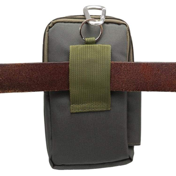 Universal Phone Pouch, Belt or Carabiner Mount, 4 x Zipped Pockets, Up to 7" phone - Image 6