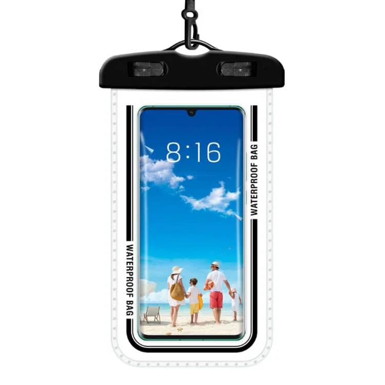 Universal WATERPROOF Phone Pouch, Up to 7.2" Phone, Easy Lock, Lanyard - Image 10
