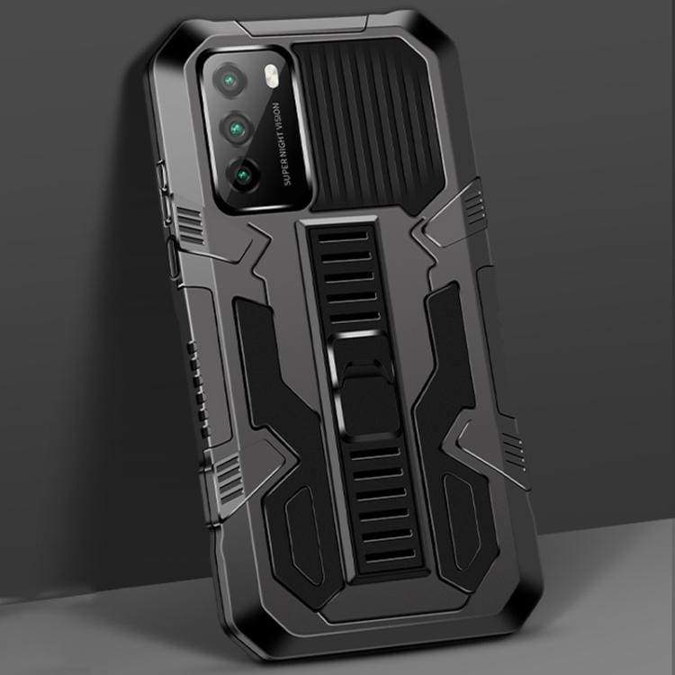 Poco M3 Vanguard Shockproof Rugged Protective Case with Stand/Holder - Image 2
