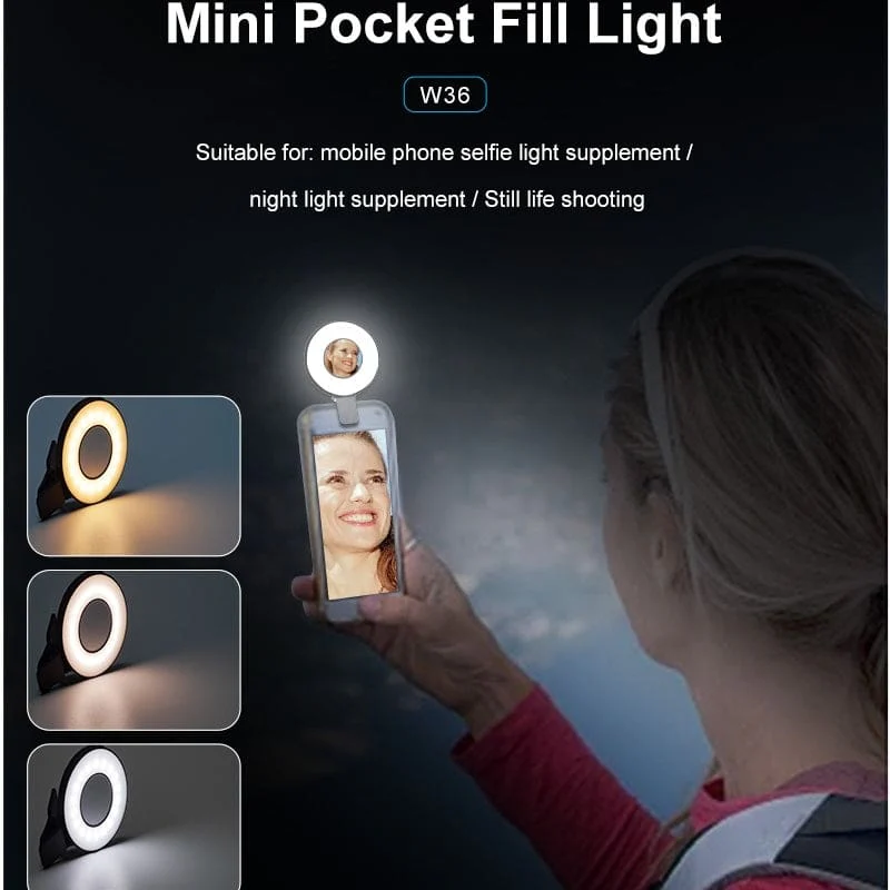 Vloglite W36M Mini LED Mirror Beauty Light, Rechargeable, 36 LEDs - Image 6
