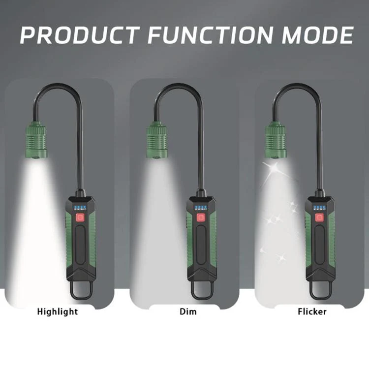W07 Magnetic LED Work Light | Rechargeable 360-Degree Bendable Inspection Lamp - Image 8