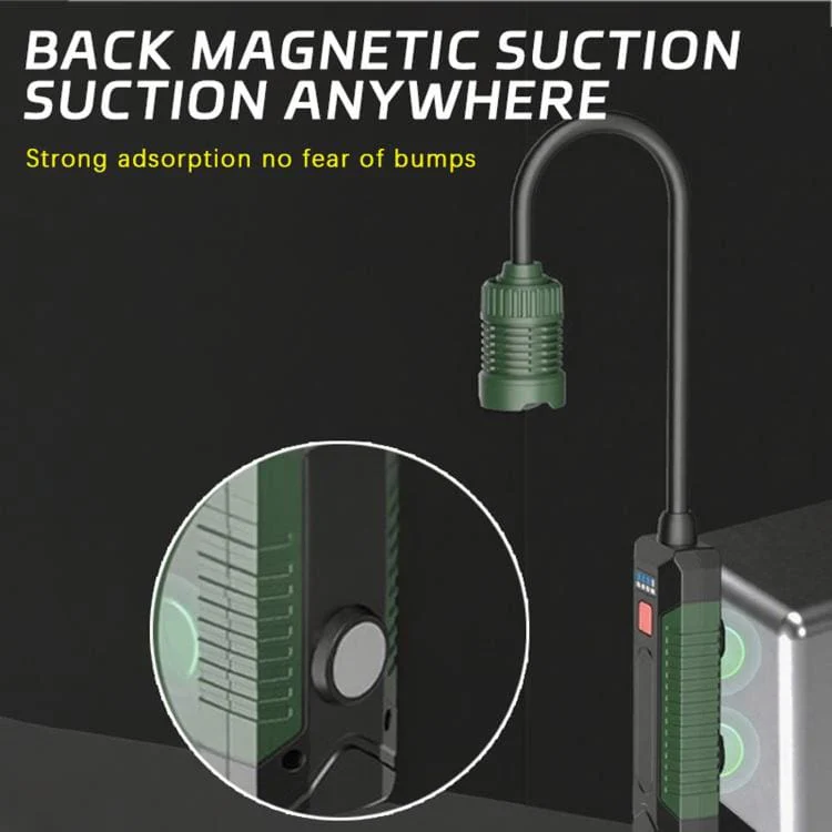 W07 Magnetic LED Work Light | Rechargeable 360-Degree Bendable Inspection Lamp - Image 9