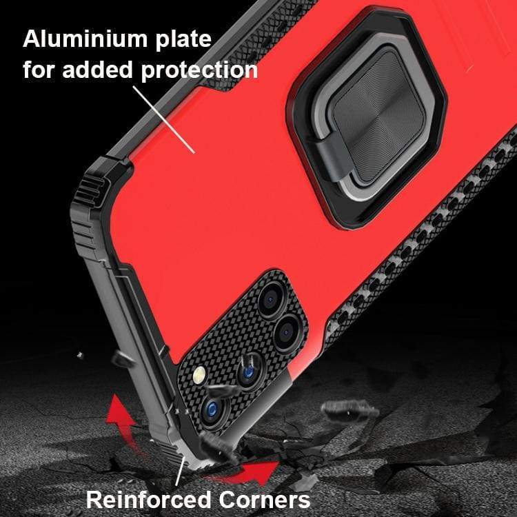 Samsung Galaxy A52 4G / A52 5G / A52S 5G Warrior Rugged Case, Aluminium back panel with rotating stand - Image 6