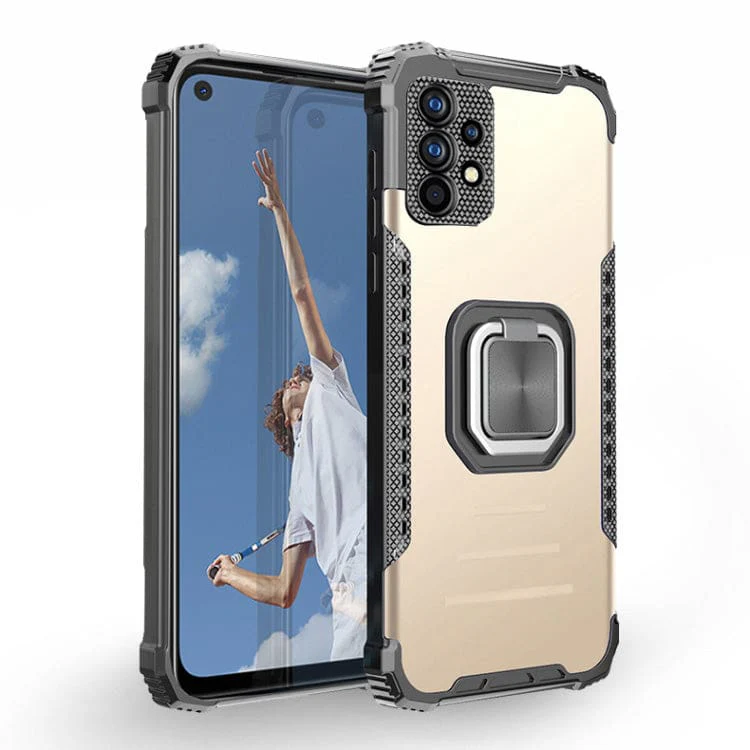 Samsung Galaxy A52 4G / A52 5G / A52S 5G Warrior Rugged Case, Aluminium back panel with rotating stand - Image 8