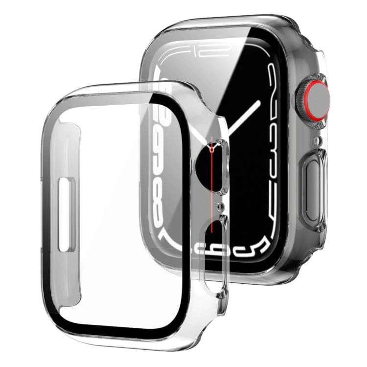 Apple Watch Series 7 / 8 / 9 45mm Cover with Tempered Glass Screen Protector