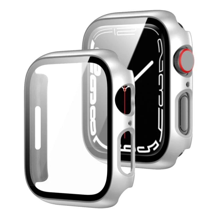 Apple Watch Series 7 / 8 / 9 45mm Cover with Tempered Glass Screen Protector - Image 6