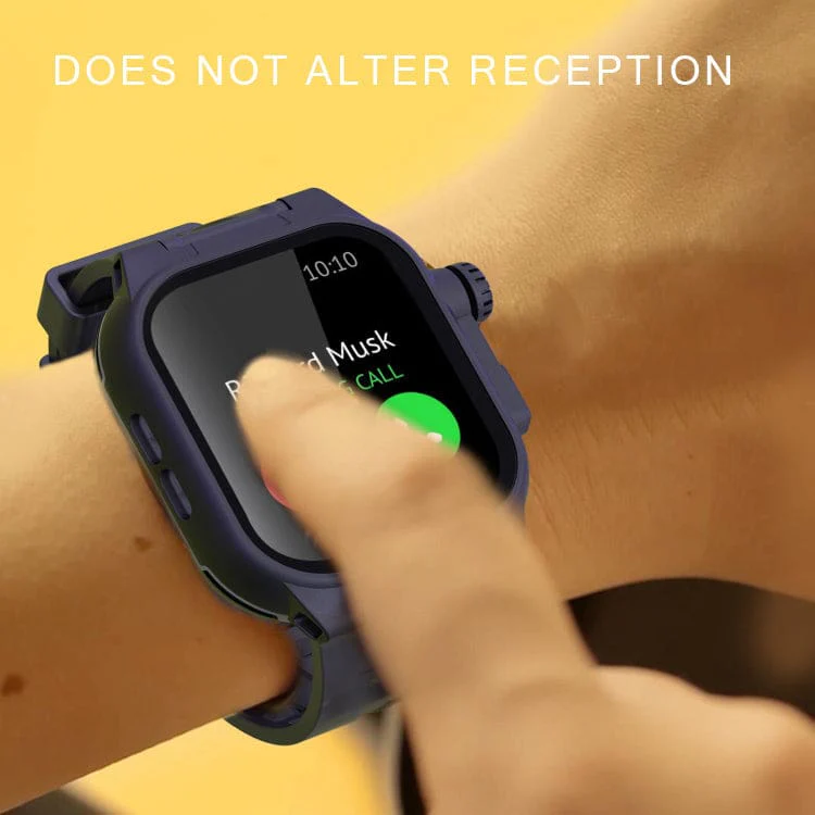 Apple Watch Series 7/8/9 41mm RedPepper Shellbox Waterproof Watch Cover with Screen Protector - Image 6