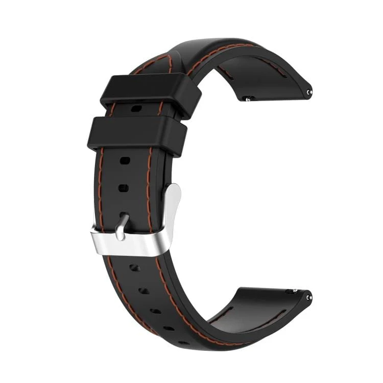 Watch Strap Replacement, 22mm Width , Silicone, Stitched Pattern, Anti-Sweat - Image 11
