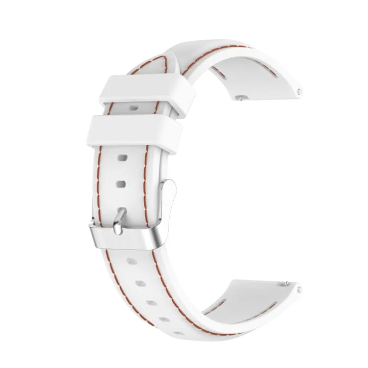 Watch Strap Replacement, 22mm Width , Silicone, Stitched Pattern, Anti-Sweat - Image 13