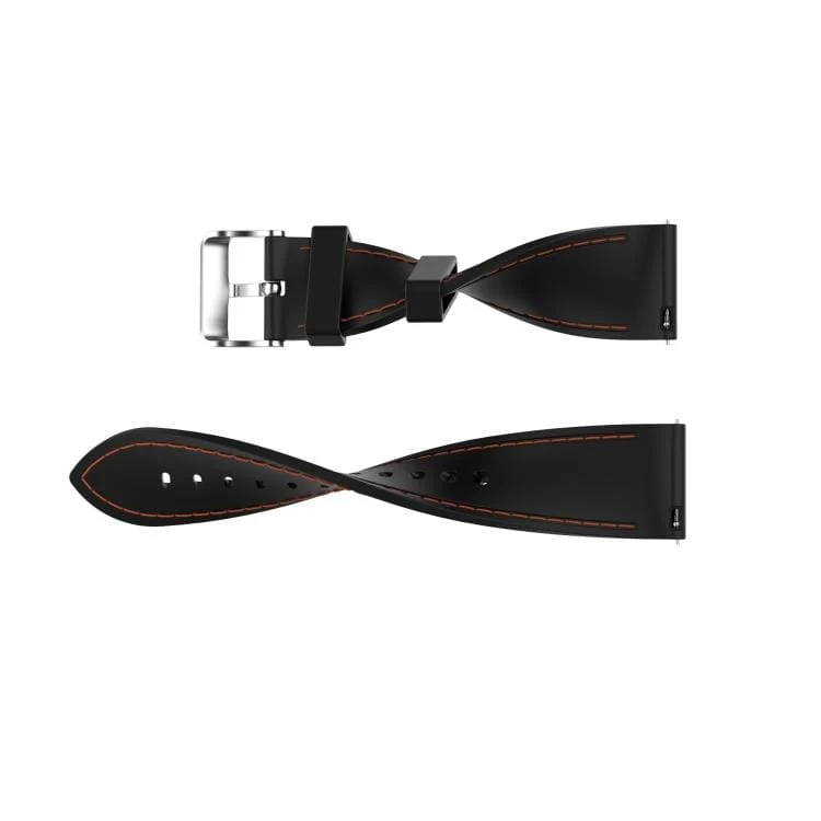 Watch Strap Replacement, 22mm Width , Silicone, Stitched Pattern, Anti-Sweat - Image 4