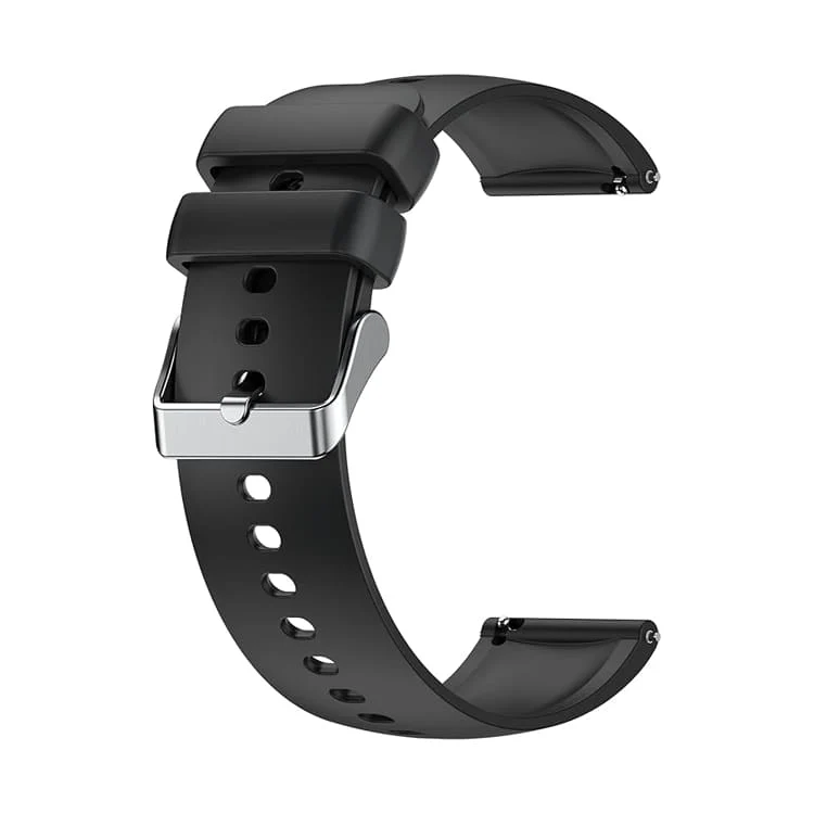 Watch Strap Replacement, 22mm Width , Silicone, Stainless Steel Buckle, Anti-Sweat - Image 2
