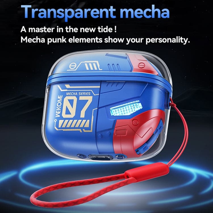 WeKome Armour 07 Wireless Earphones, Auto Connect, Noise Reduction Dual Mic - Image 4