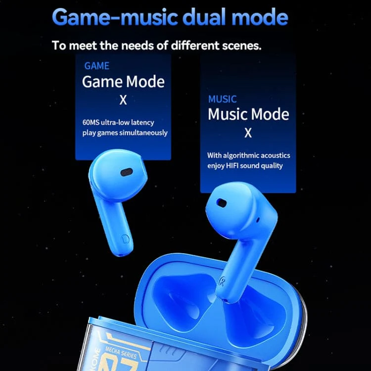 WeKome Armour 07 Wireless Earphones, Auto Connect, Noise Reduction Dual Mic - Image 7