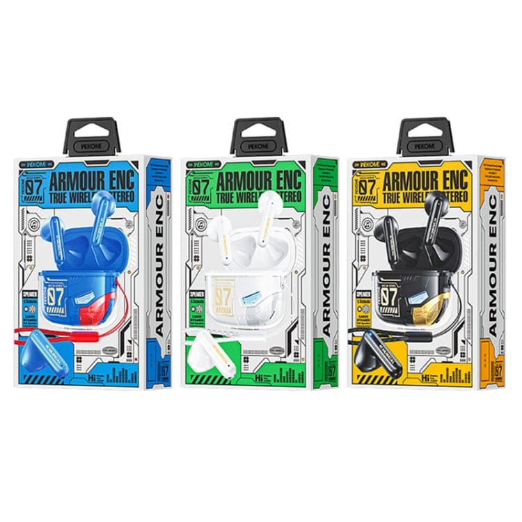 WeKome Armour 07 Wireless Earphones, Auto Connect, Noise Reduction Dual Mic - Image 9