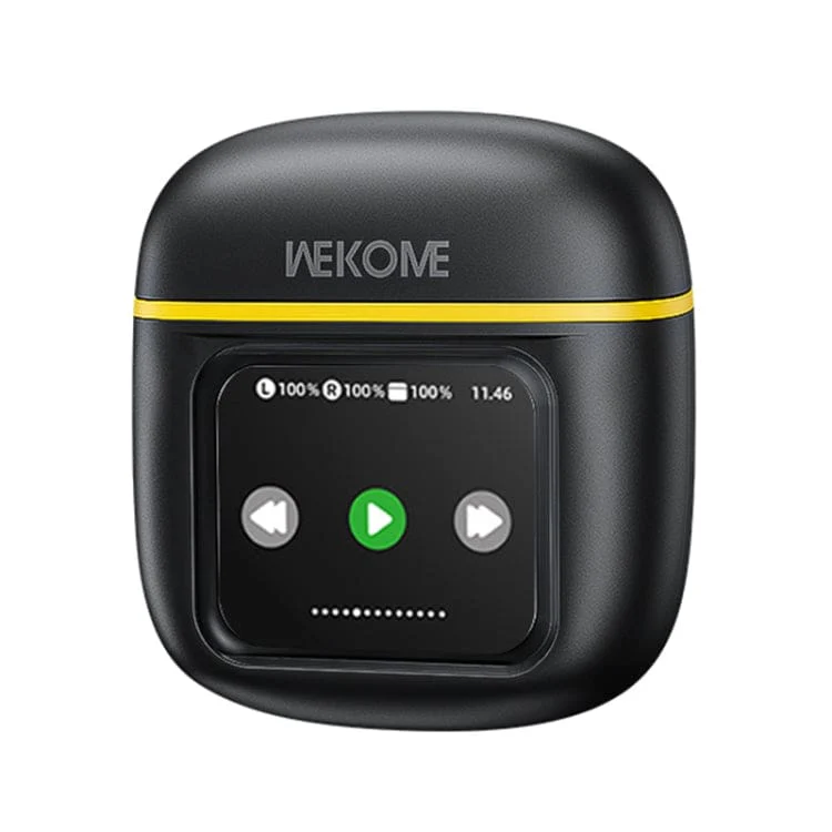 WeKome S12 Wireless Earphones with Smart Screen Charging Case, Auto Connect - Image 8
