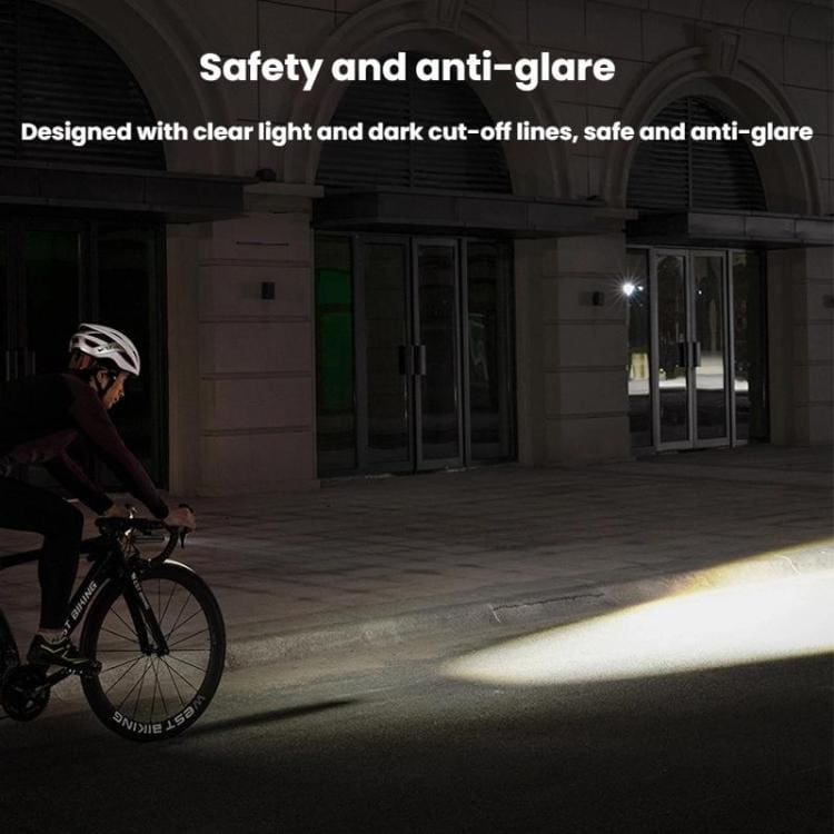 WEST BIKING 800 Lumen Rechargeable Bicycle Headlight with 6 Modes | Rotatable Lens | Power Reminder - Image 2