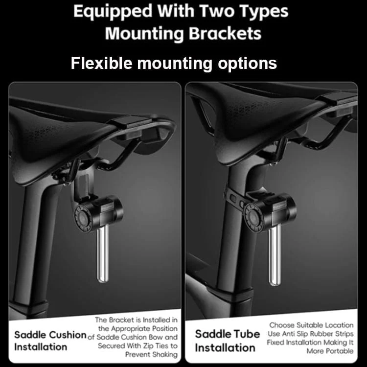 WEST BIKING SM2 Smart Brake Sensing Bike Tail Light | 180° Wide Angle LED | Digital Battery Display - Image 7