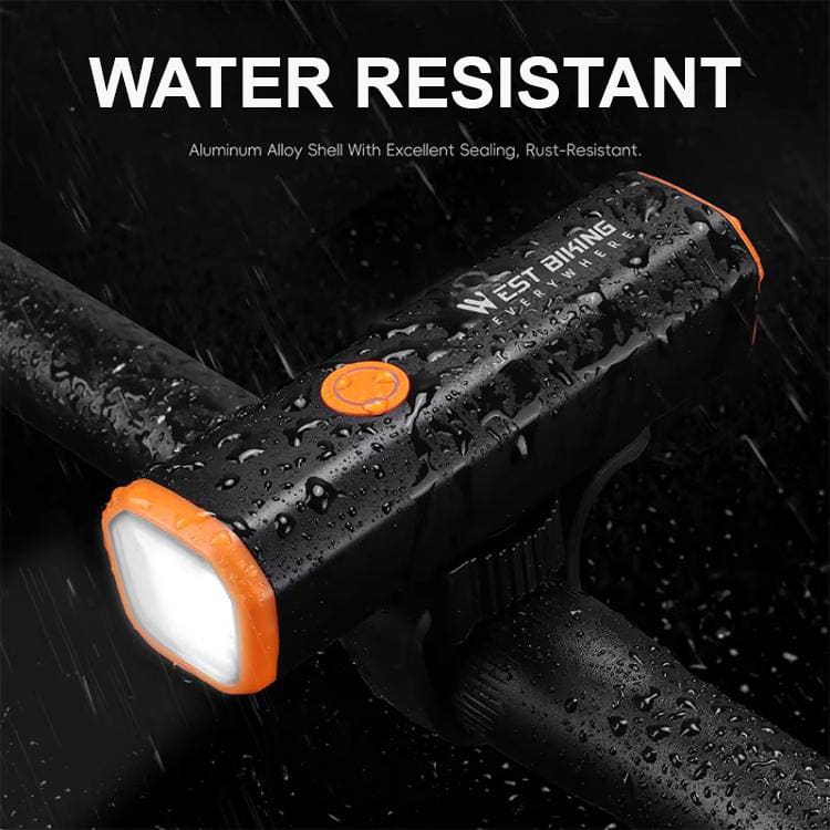 WEST BIKING High-Brightness Bicycle Front Light | Quick Release | Water Resistant Headlight - Image 6