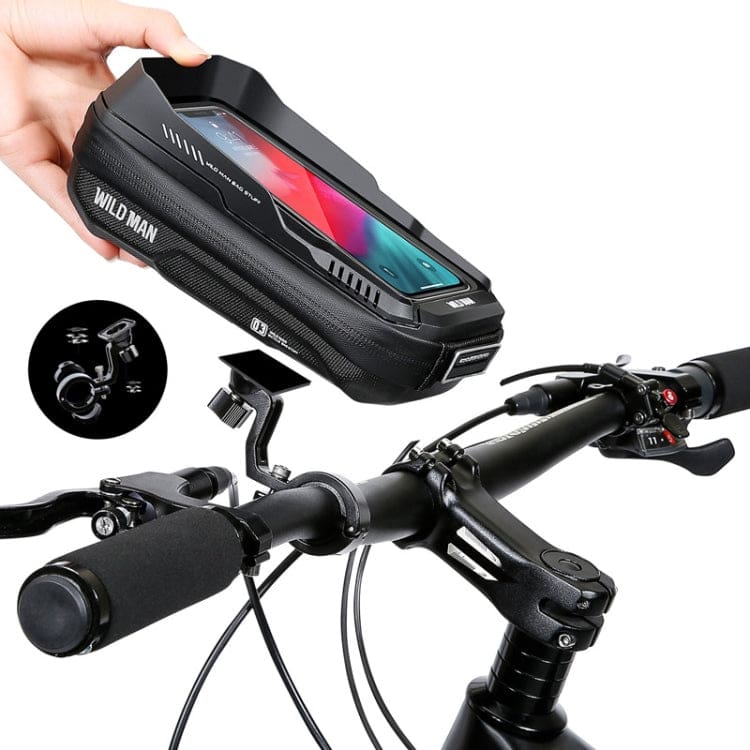WILD MAN XT3S 360° Rotating Waterproof Bike Hard Shell Handlebar Case - Image 3
