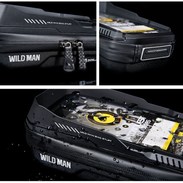 WILD MAN XT3S 360° Rotating Waterproof Bike Hard Shell Handlebar Case - Image 4