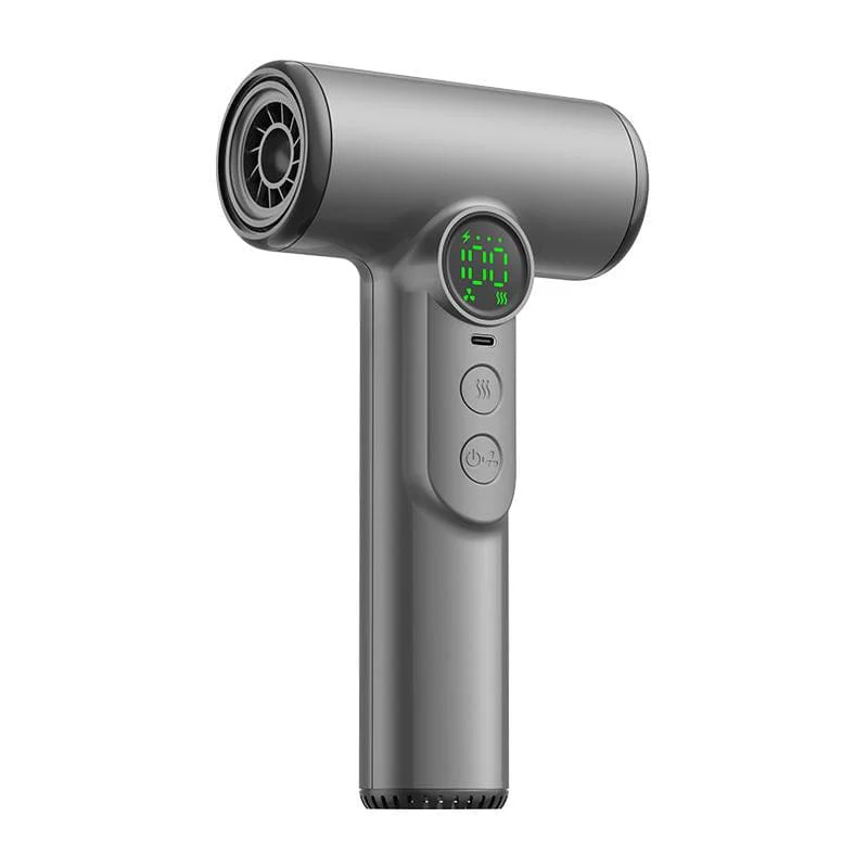 Cordless Hair Dryer With 30,000 RPM High-Speed Motor, Warm/Cold Air, 15600mAh Battery