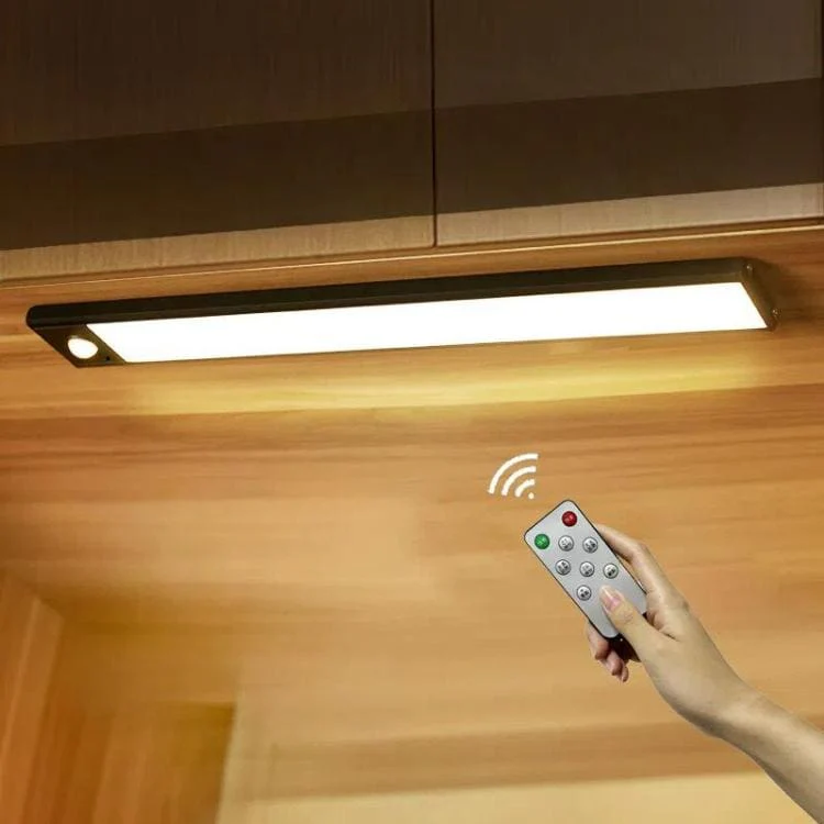 Wireless Motion Auto LED Cabinet, Stair or Hallway Light Bar | Rechargeable with Remote Control - Image 2