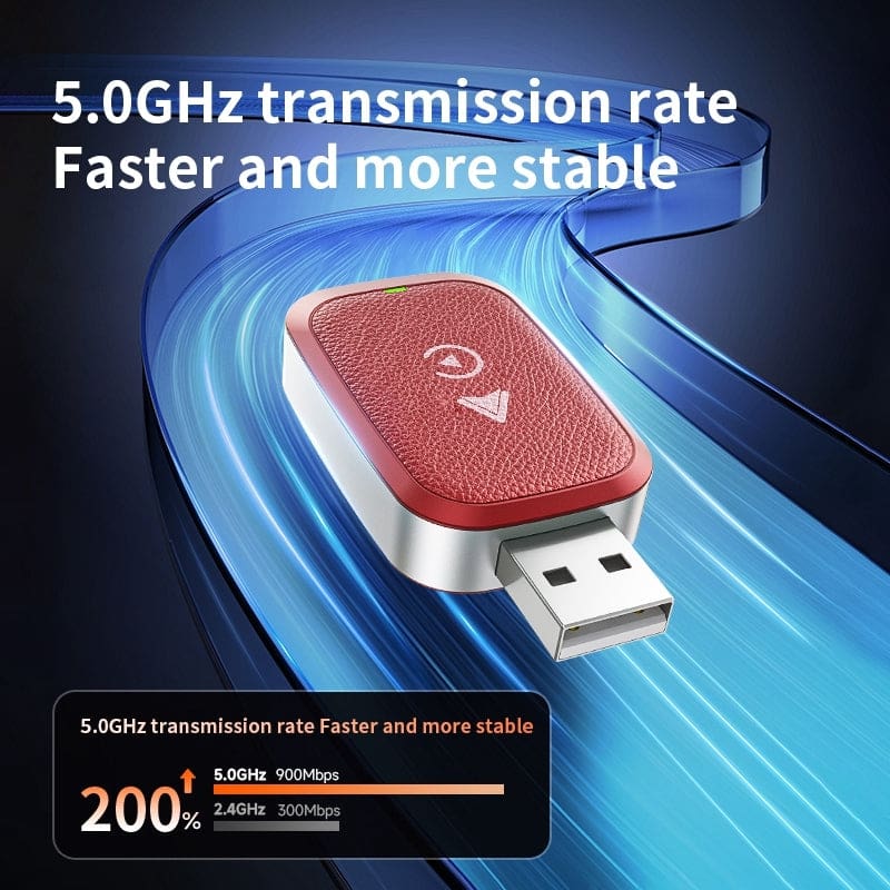 Wireless Apple CarPlay and Android Auto USB Adapter | 2-in-1 Dongle - Image 4