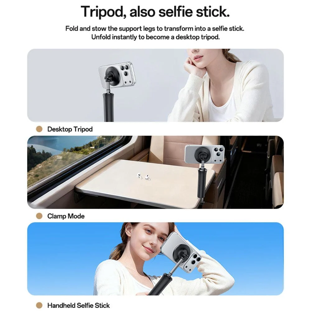 Yesido C233 Magnetic Phone Tripod and Telescopic Desktop Stand - Image 3