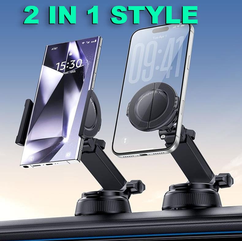 Yesido C280 MagSafe Car Mount | 2-in-1 Clamping or Magnetic - Image 4