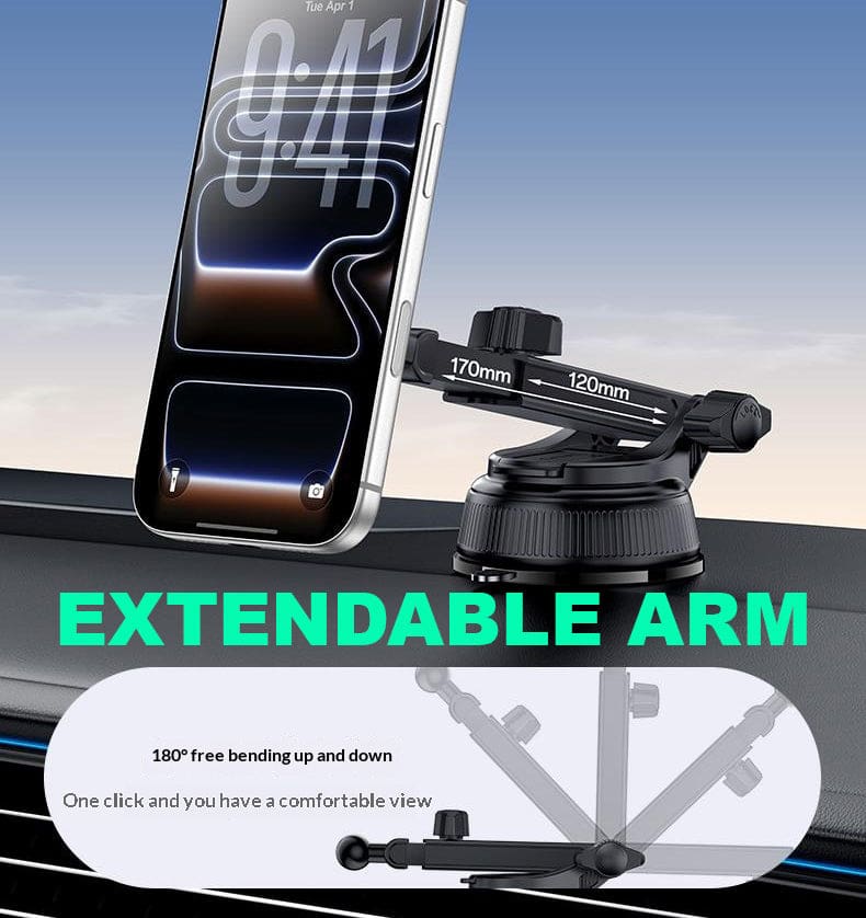 Yesido C280 MagSafe Car Mount | 2-in-1 Clamping or Magnetic - Image 5