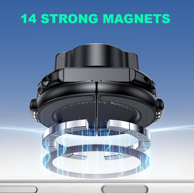 Yesido C280 MagSafe Car Mount | 2-in-1 Clamping or Magnetic - Image 9