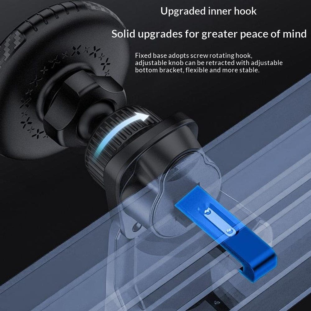 Yesido C319 15W Magnetic Wireless Charging Car Mount | 15W Fast Charge Vent Clamping Holder - Image 4