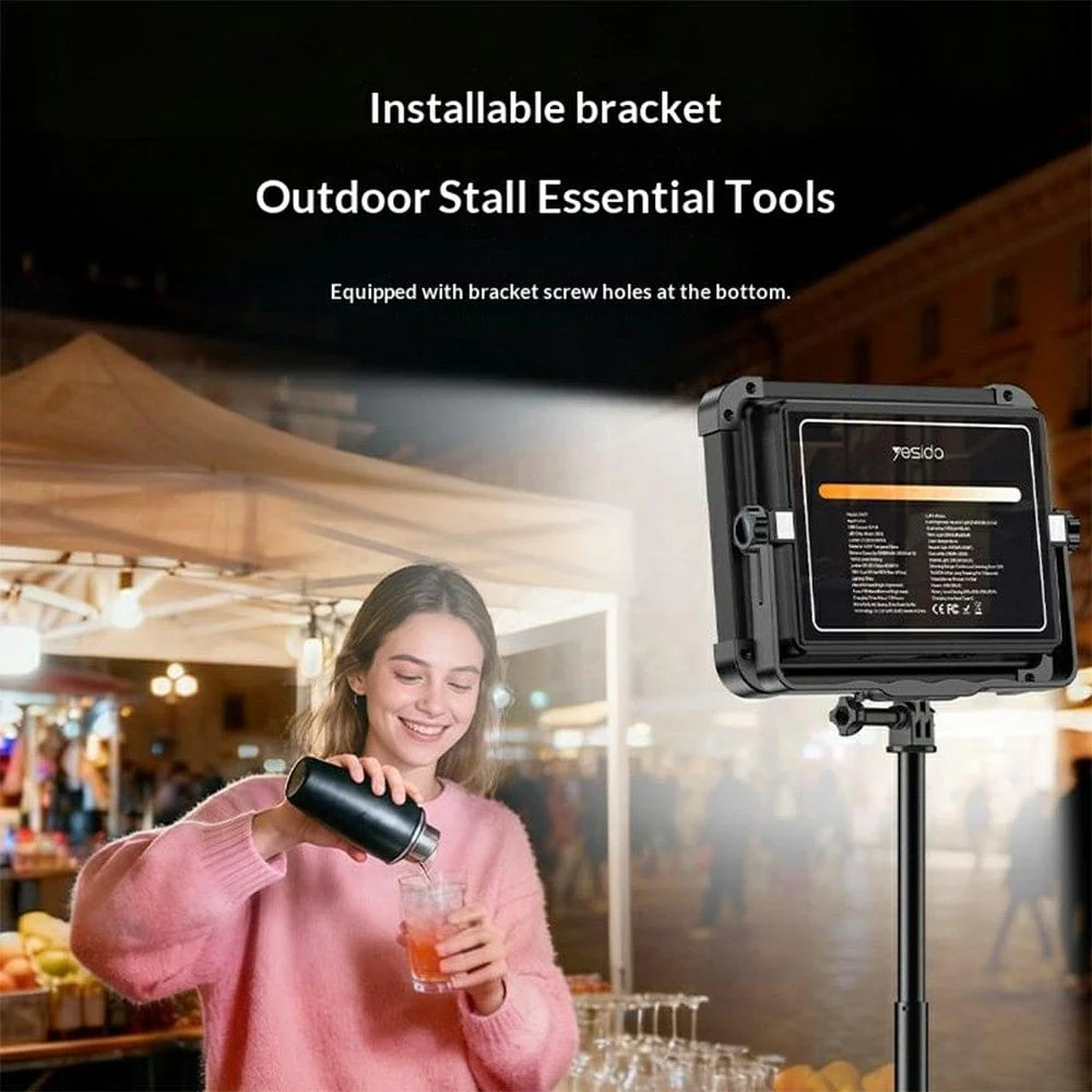 Yesido DH17 Ultra-Bright Site Worklight | 2-in-1 Outdoor Floodlight & 10,000mAh Power Bank - Image 8