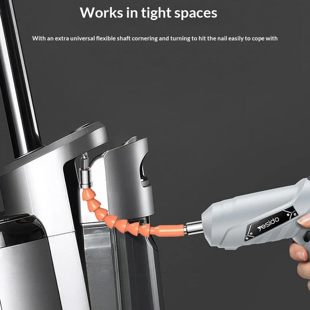 Yesido EC34 Cordless Electric Screwdriver 45PC Kit with Dual-Purpose Rotation - Image 6