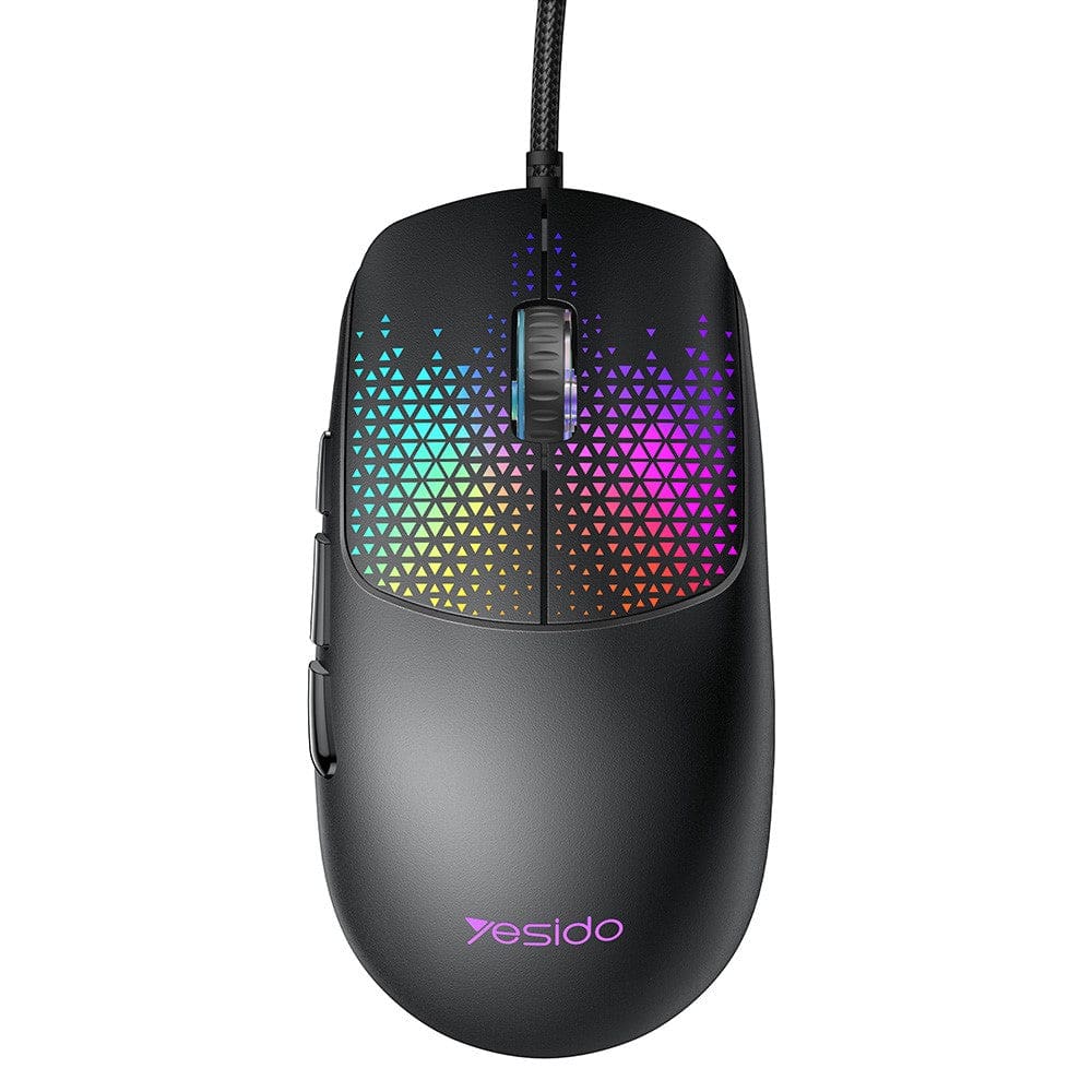 Yesido KB32 Lightweight Gaming Mouse – USB Wired | RGB | 7200 DPI