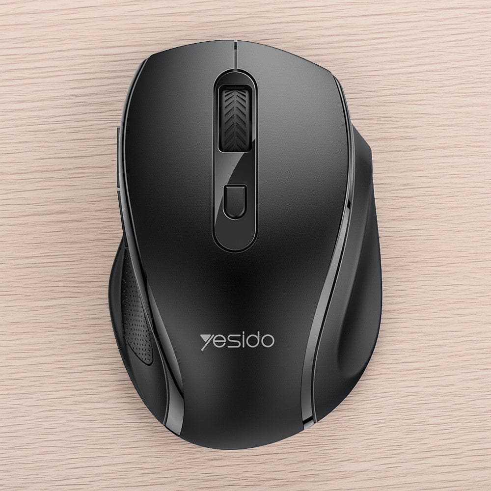 Yesido KB45 Ergonomic Wireless Mouse – Silent 6-Button Business Mouse with Thumb Rest