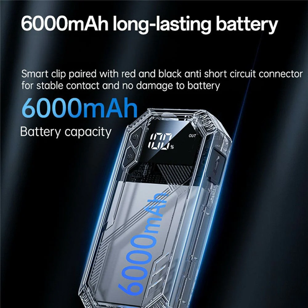 Yesido VC11 6000mAh Car Jump Starter Power Bank With LED Torch - Image 8