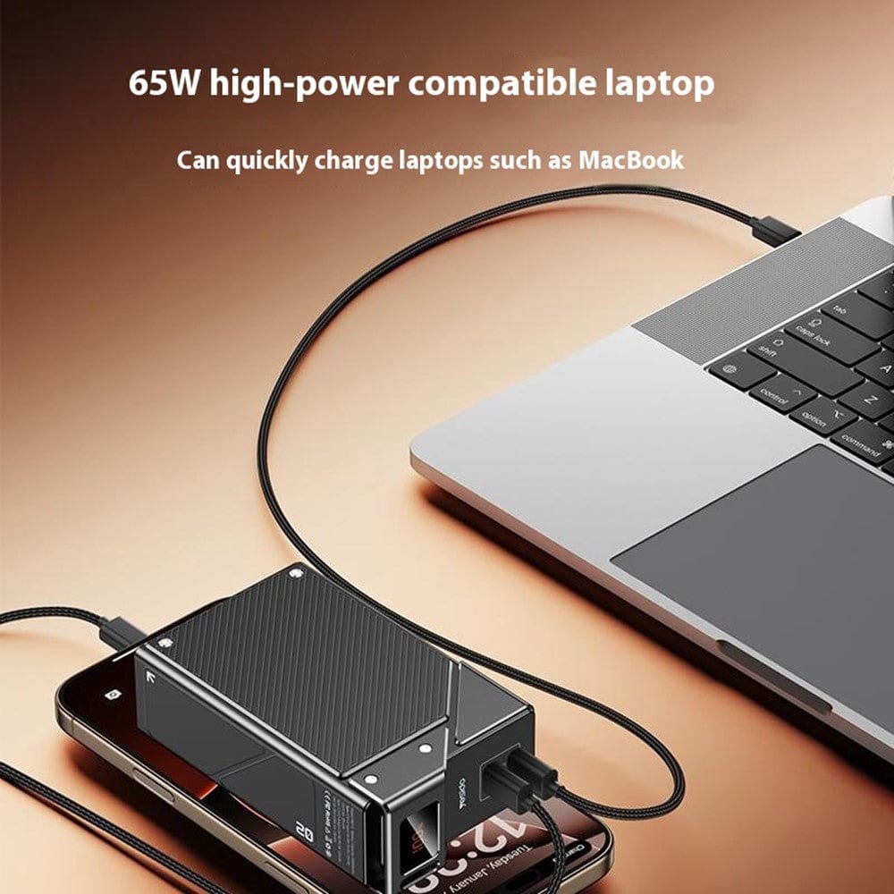 Yesido YP76 20000mAh 65W Fast Charging Power Bank with Lanyard - Image 2