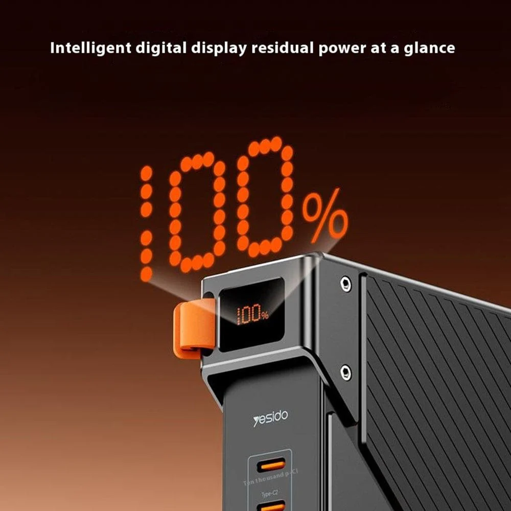 Yesido YP76 20000mAh 65W Fast Charging Power Bank with Lanyard - Image 6